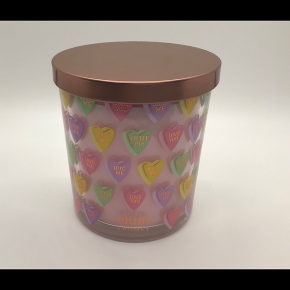 Elum Home Candy Hearts Scented Candle - NEW!
